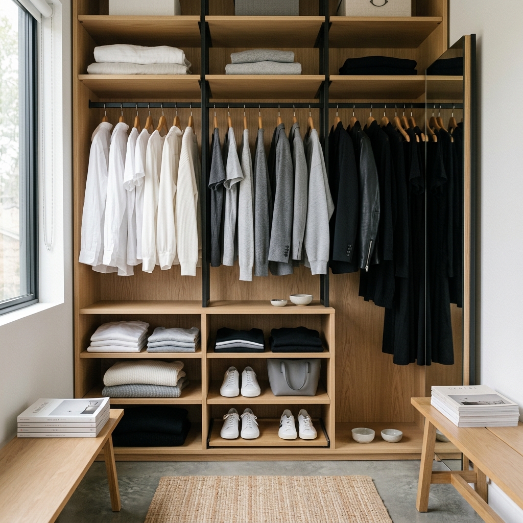 จัดตู้เสื้อผ้าสไตล์ Capsule Wardrobe: มีแค่ 20 ชิ้นก็เอาอยู่